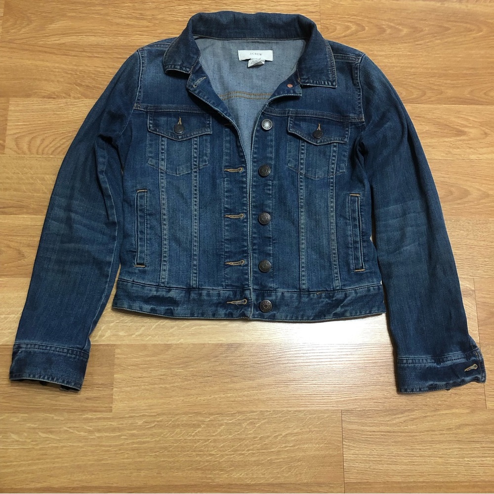 J. Crew Classic Blue Jean Jacket, XS